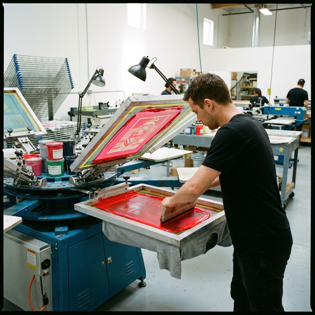 Factory printing process